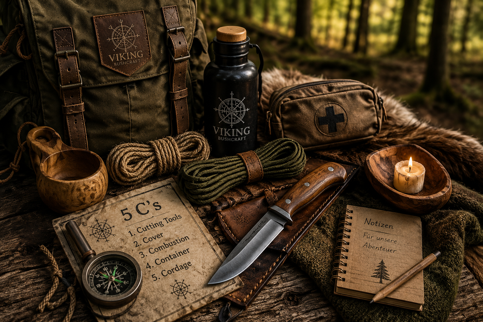 Wildnis-Ausrüstung für Familien: Sicher & vorbereitet im Wald (Eltern-Workshop)