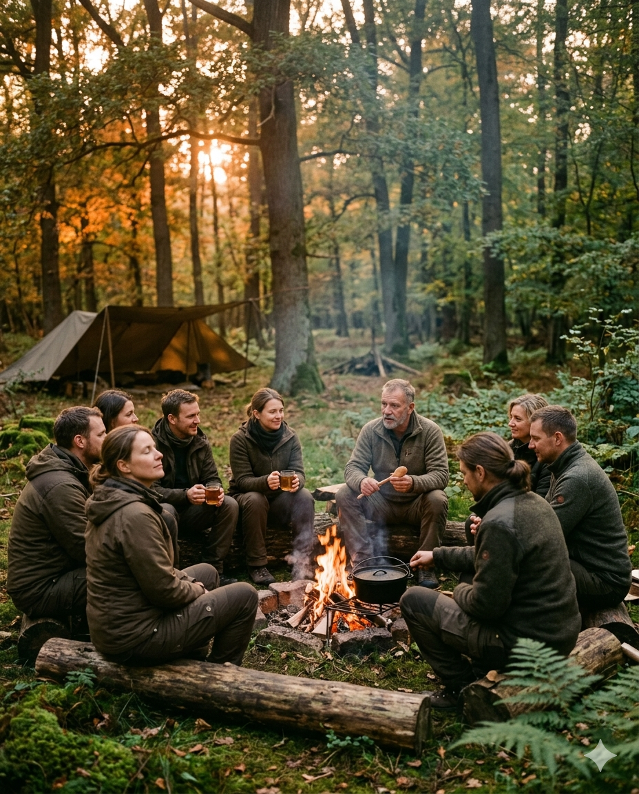 🌲 Odins Ruhe – Bushcraft & mentale Entschleunigung für Eltern